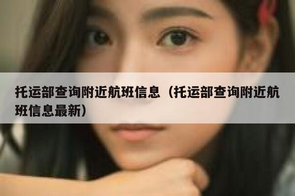托运部查询附近航班信息（托运部查询附近航班信息最新） 第1张