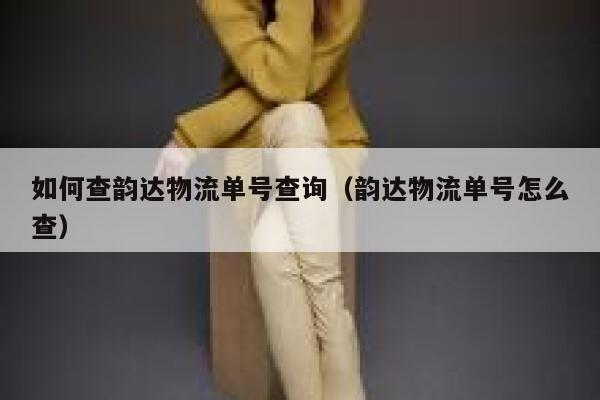 如何查韵达物流单号查询（韵达物流单号怎么查） 第1张