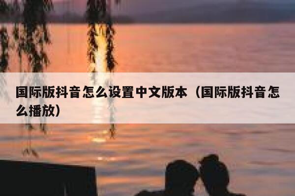国际版抖音怎么设置中文版本(国际版抖音怎么播放) 第1张 国际版抖音怎么设置中文版本(国际版抖音怎么播放) 第1张