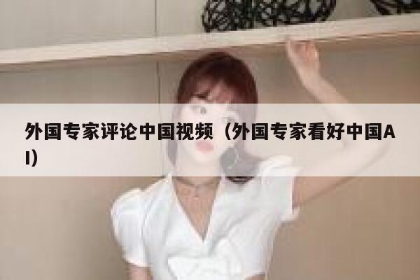 外国专家评论中国视频(外国专家看好中国AI) 第1张 外国专家评论中国视频(外国专家看好中国AI) 第1张
